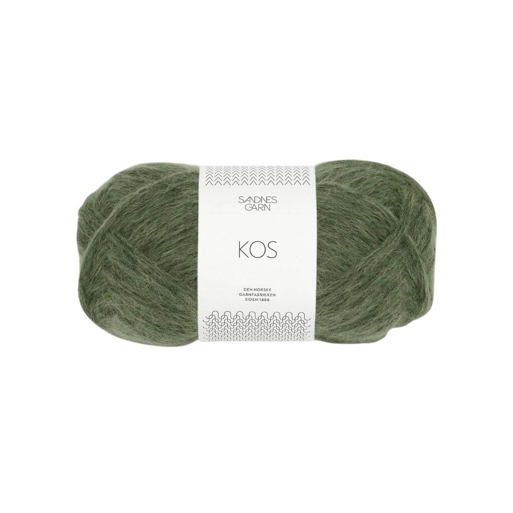 Sandnes Garn 9072 - Dyp Olivengrønn Sandnes Garn Kos - 50g Lieblingsgarn