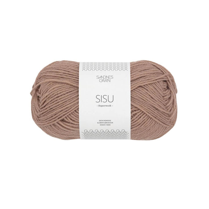 Sandnes Garn Sisu 50 g - Sockenwolle Superwash 2572 - Brunmelert Lieblingsgarn