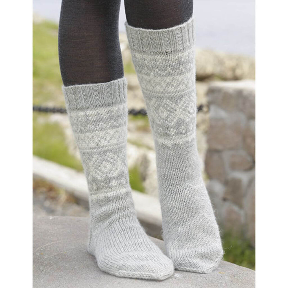 Drops Silver Dreams Socks Strickanleitung - Drops Design (PDF) Lieblingsgarn