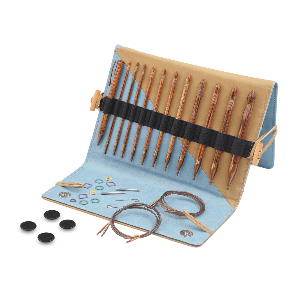 KnitPro KnitPro Ginger Tunesisches Häkelnadelset - austauschbare Häkelnadeln Lieblingsgarn