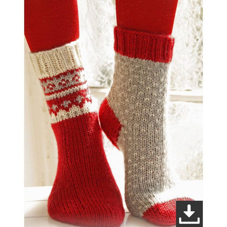 Drops Twinkle Toes Socken Strickanleitung - Drops Design (PDF) Lieblingsgarn