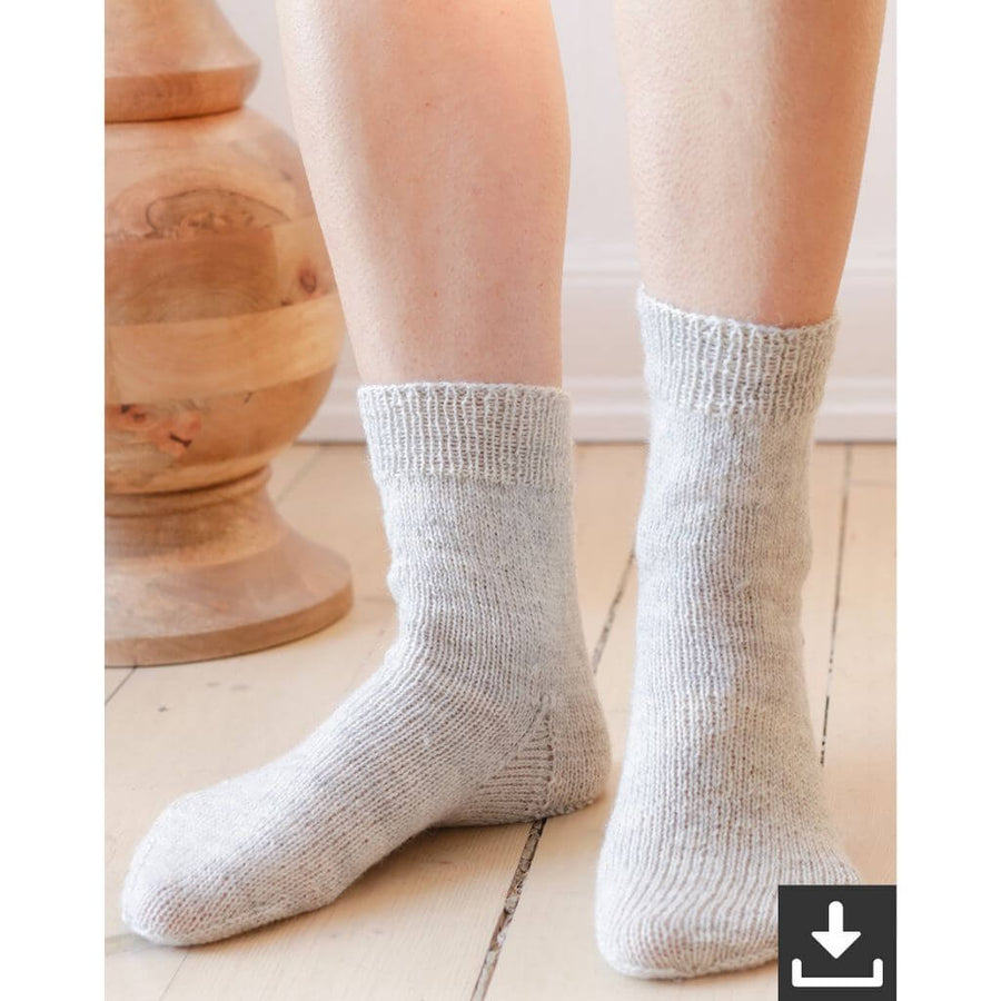 Drops Walking on the Moon Socks Strickanleitung - Drops Design (PDF) Lieblingsgarn