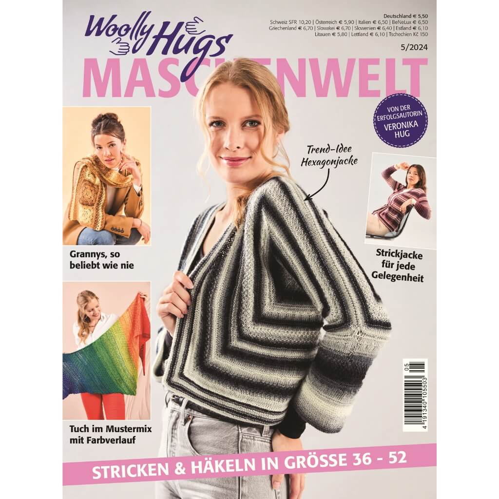 veronika hug handschuhe stricken Maschenwelt 5/2024 von Woolly Hugs ▷ lieblingsgarn