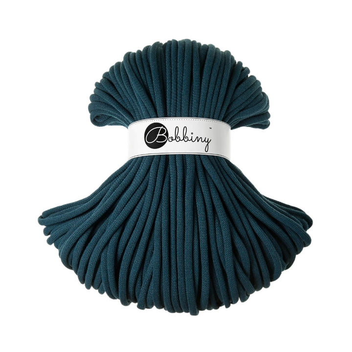 Bobbiny 9mm Jumbo Kordel Peacock Blue Lieblingsgarn
