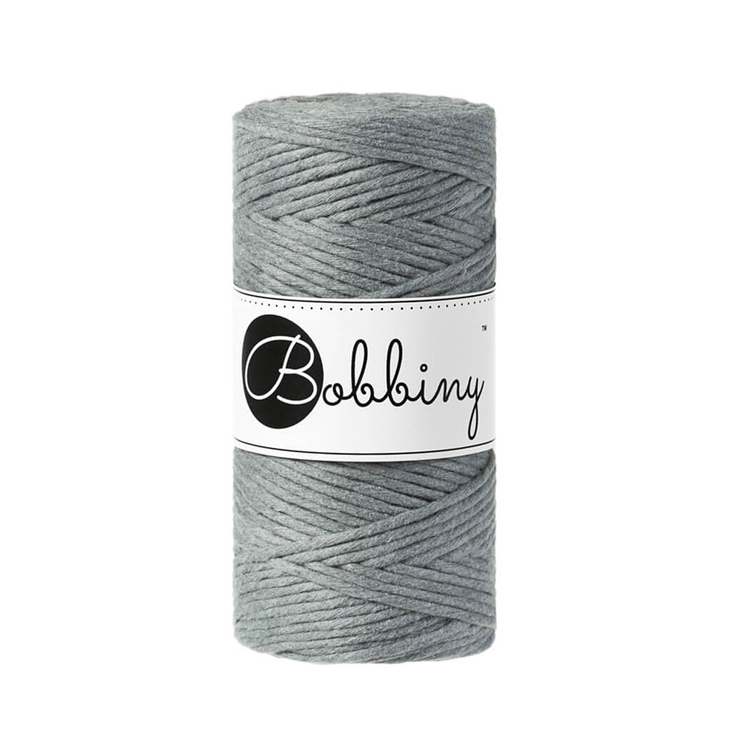 Bobbiny Makramee Garn 3mm Steel Lieblingsgarn