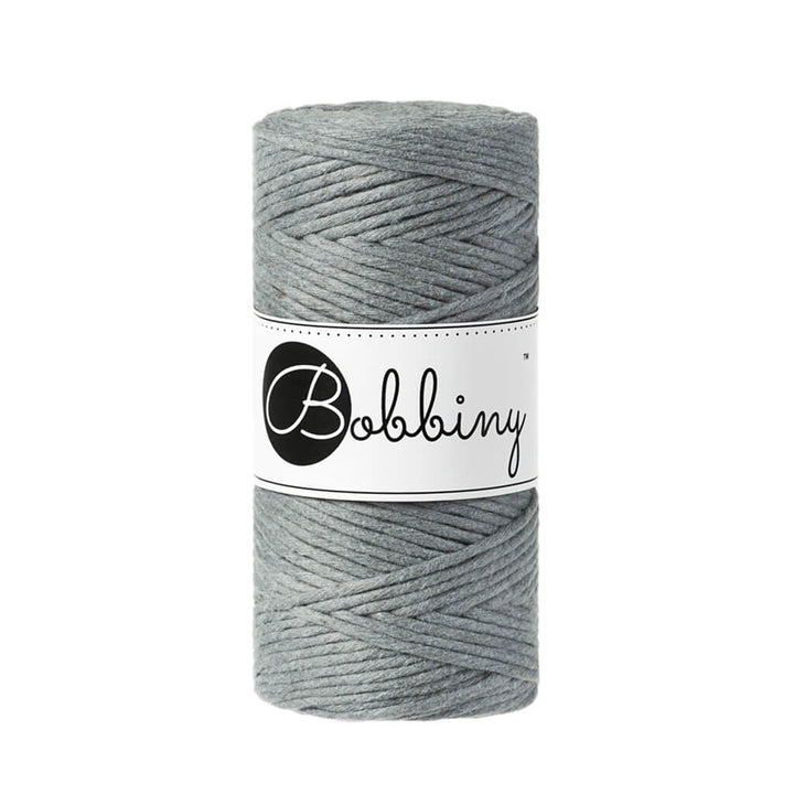 Bobbiny Makramee Garn 3mm Steel Lieblingsgarn
