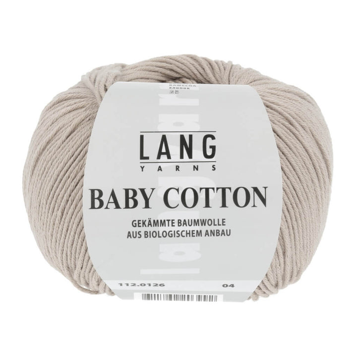 Lang Yarns Baby Cotton 50g 112.0126 - Beige Lieblingsgarn