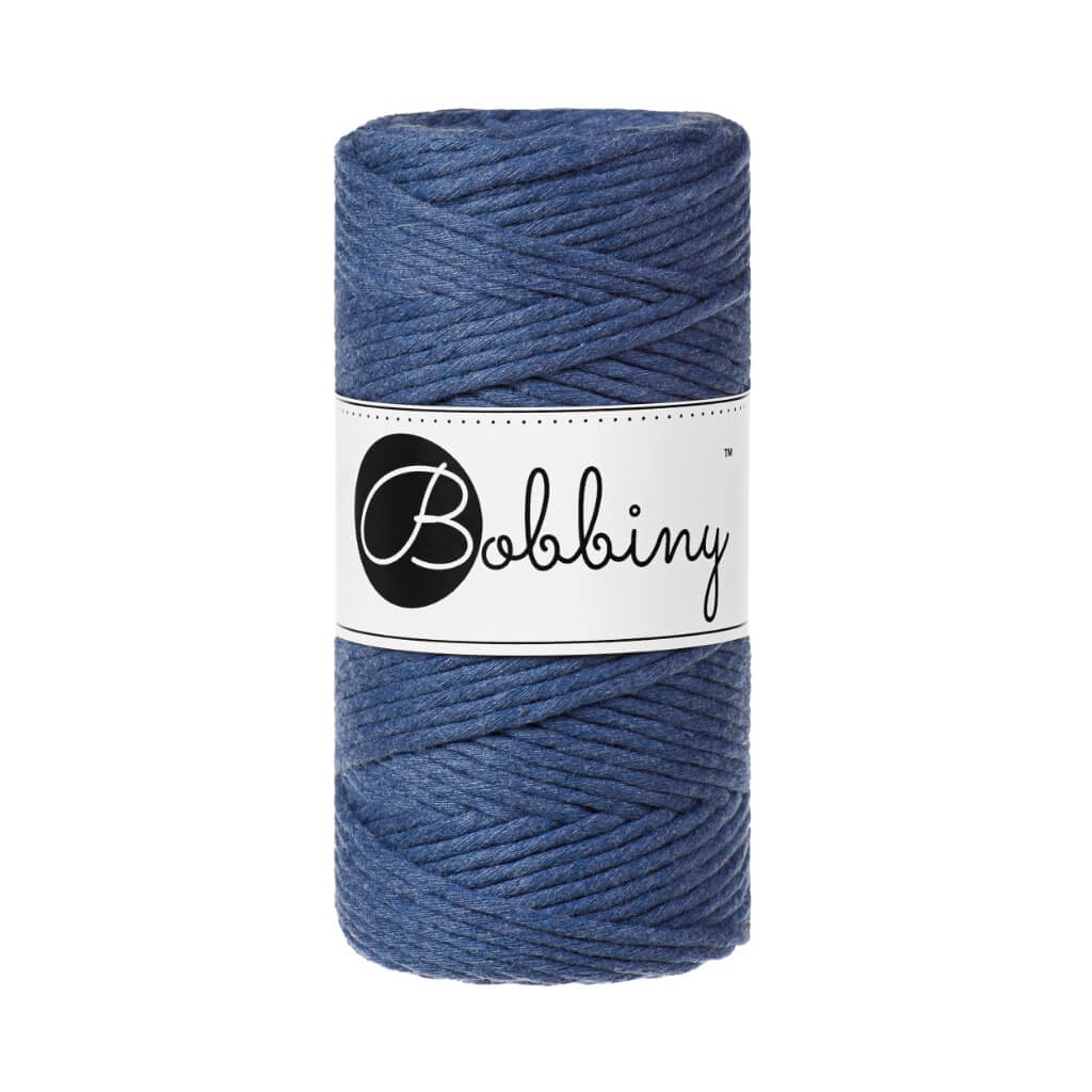 Bobbiny Makramee Garn 3mm Jeans Lieblingsgarn