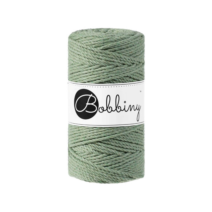 Bobbiny Makramee Garn 3mm gedreht Eucalyptus Green Lieblingsgarn