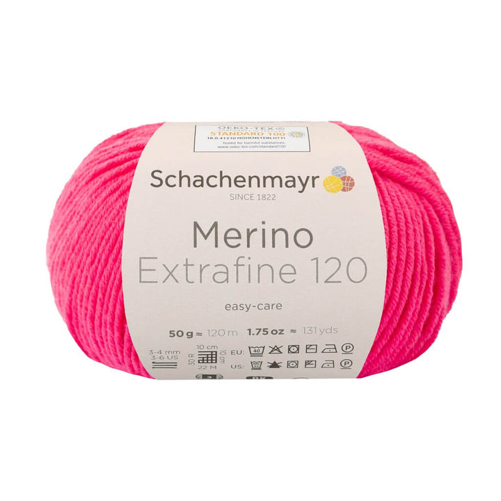 Schachenmayr Merino Extrafine 120 - Merinogarn 139 - Azalee Lieblingsgarn