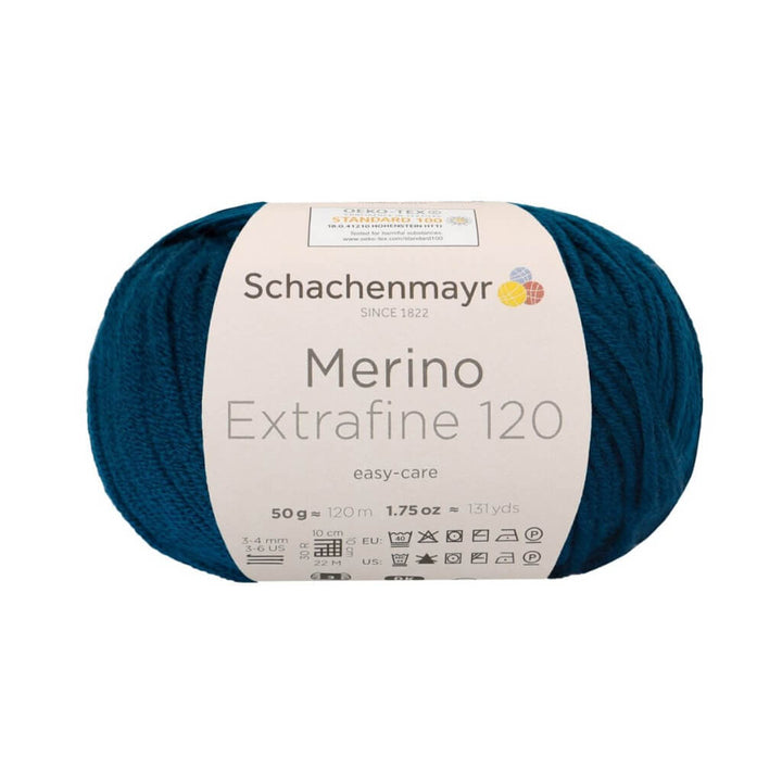 Schachenmayr Merino Extrafine 120 - Merinogarn 164 - Teal Lieblingsgarn