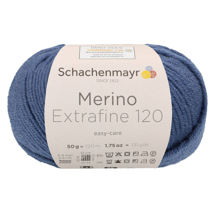 Schachenmayr Merino Extrafine 120 - Merinogarn 159 - Tinte Lieblingsgarn