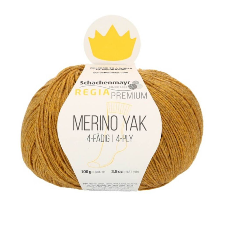 Schachenmayr Regia Premium Merino Yak 7504 - Gold Meliert Lieblingsgarn