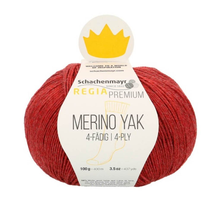 Schachenmayr Regia Premium Merino Yak 7507 - Himbeer Meliert Lieblingsgarn