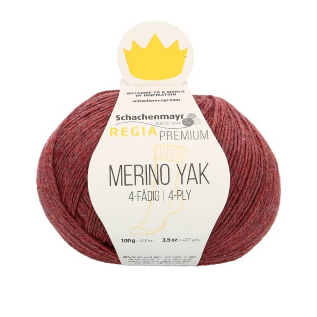 Schachenmayr Regia Premium Merino Yak 7508 - Pflaume Meliert Lieblingsgarn