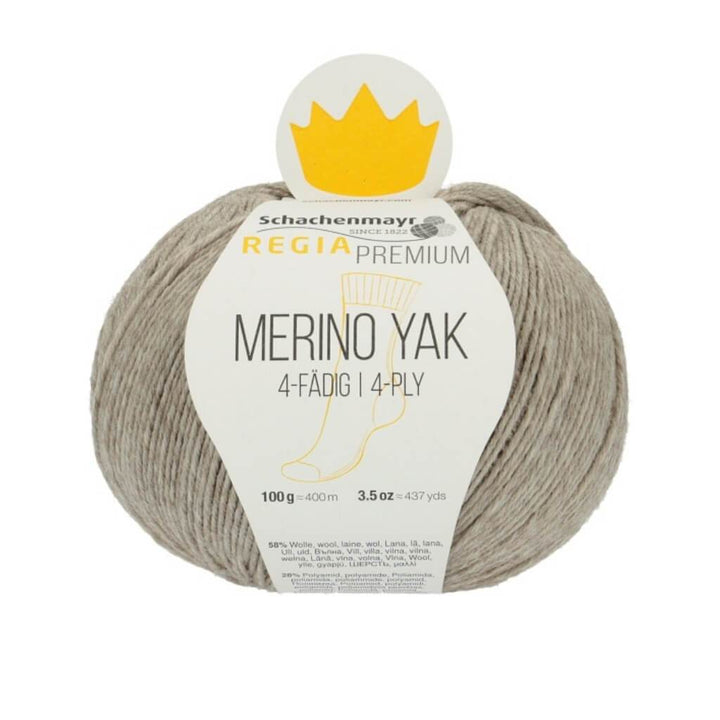 Schachenmayr Regia Premium Merino Yak 7510 - Beige Meliert Lieblingsgarn