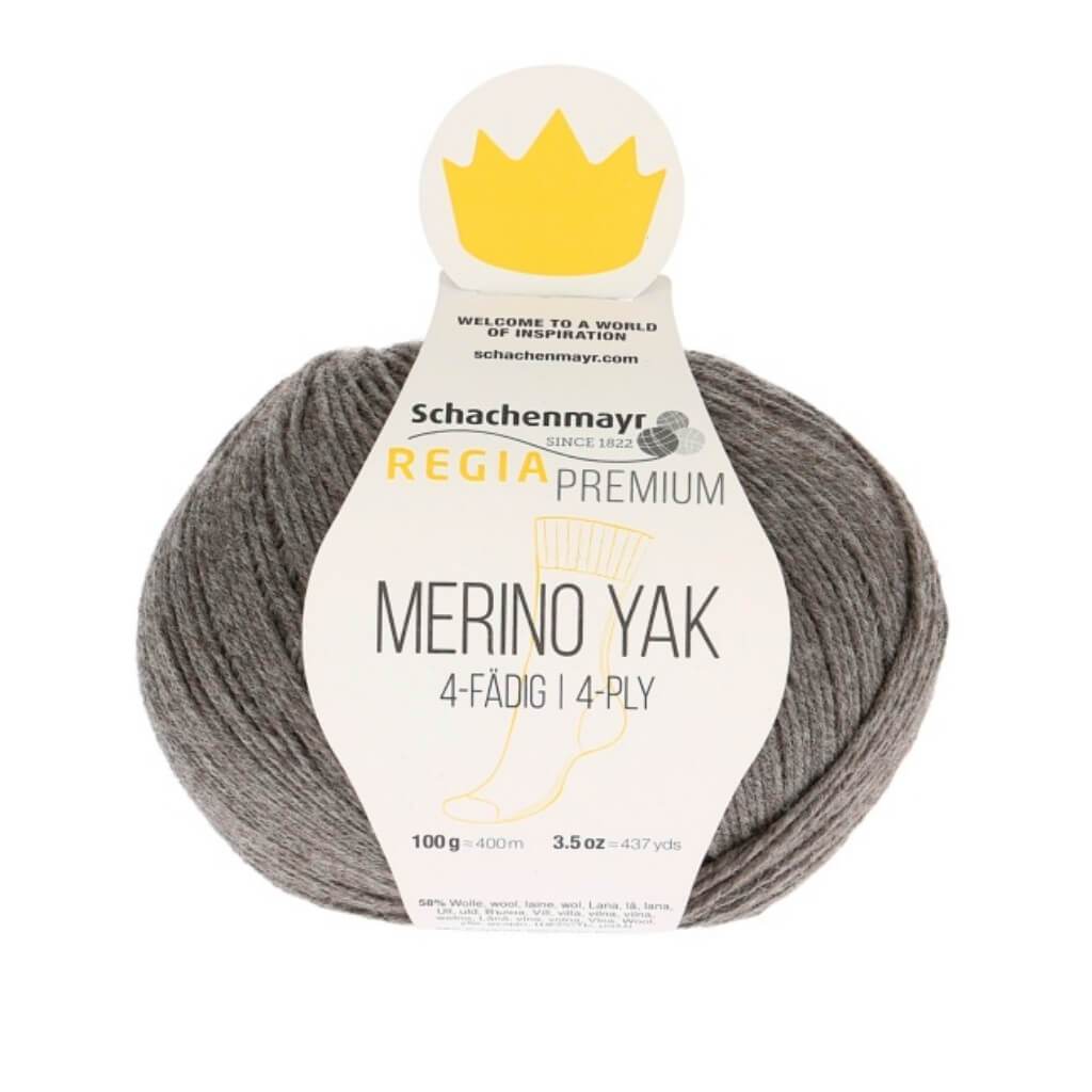 Schachenmayr Regia Premium Merino Yak 7511 - Kiesel Meliert Lieblingsgarn