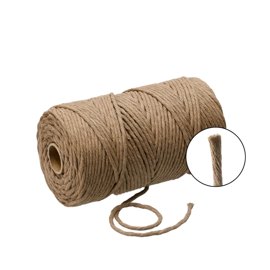 Filani Lieblingsgarn - Makramee Garn 3 mm x 130 m Cappuccino Lieblingsgarn