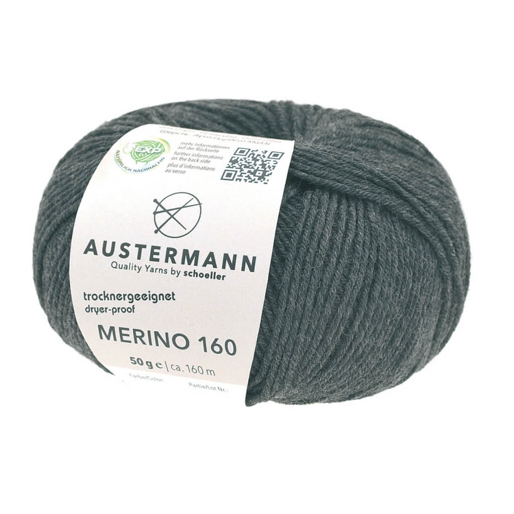 Austermann Merino 160 Exp 50g 234 - Anthrazit Lieblingsgarn