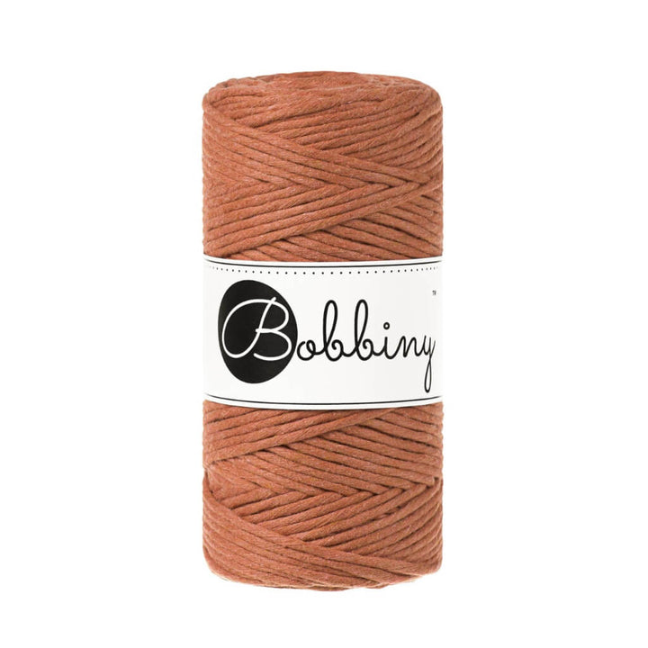 Bobbiny Makramee Garn 3mm Terracotta Lieblingsgarn