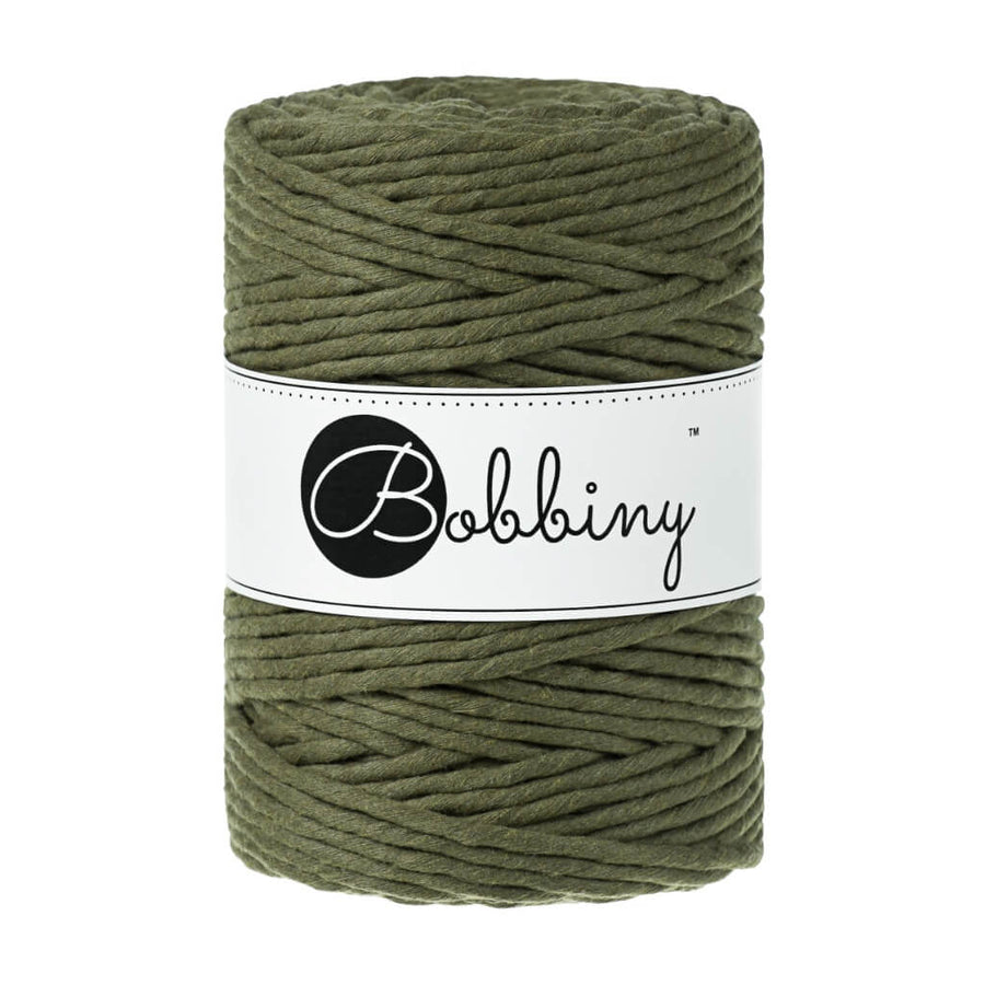 Bobbiny Makramee Garn 5 mm x 100 m Avocado Lieblingsgarn