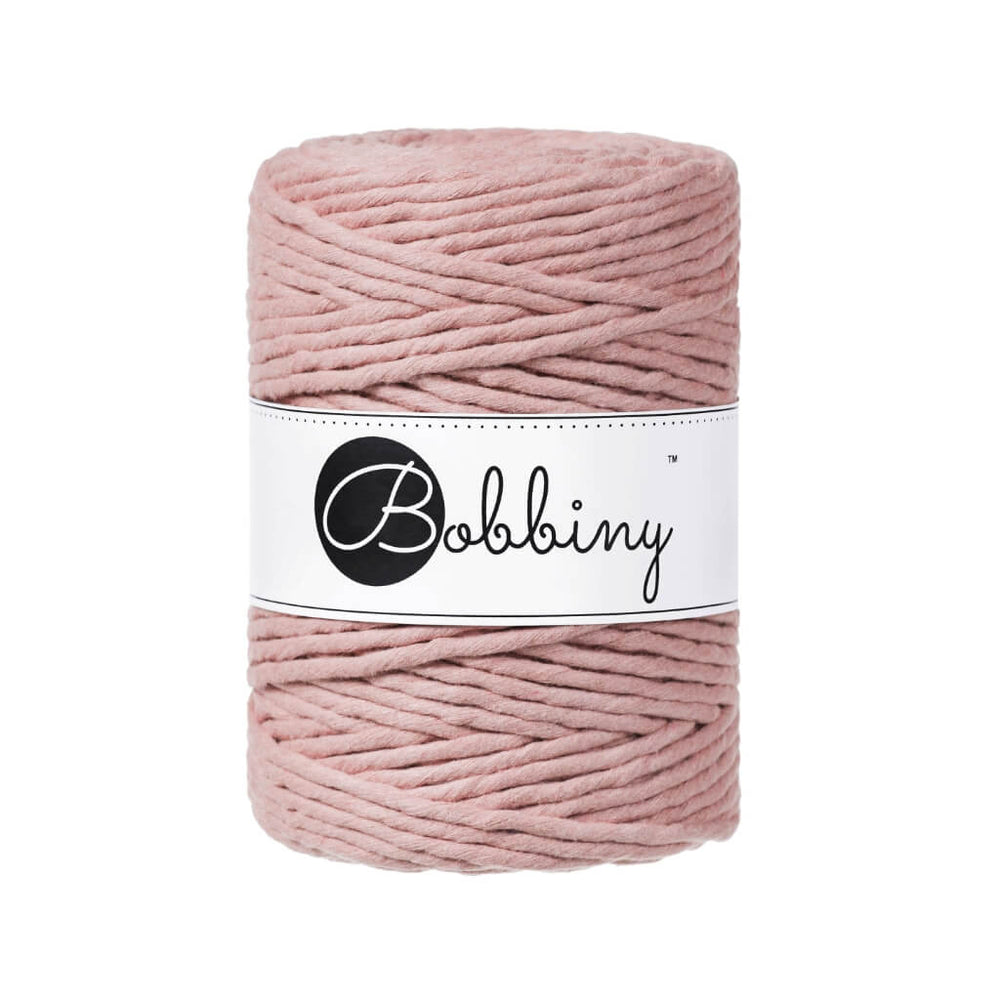 Bobbiny Makramee Garn 5 mm x 100 m Blush Lieblingsgarn