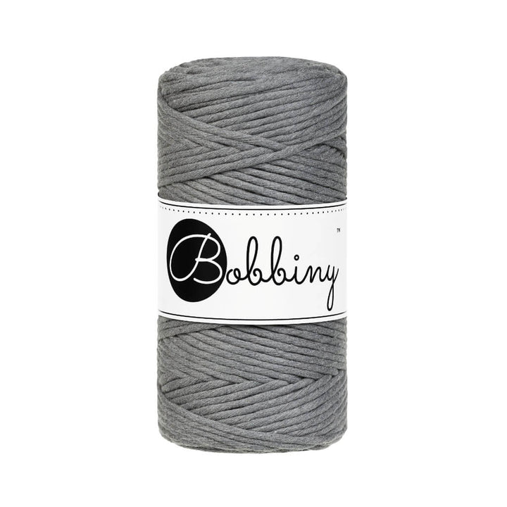 Bobbiny Makramee Stone Grey Bobbiny Makramee Garn 3mm Lieblingsgarn