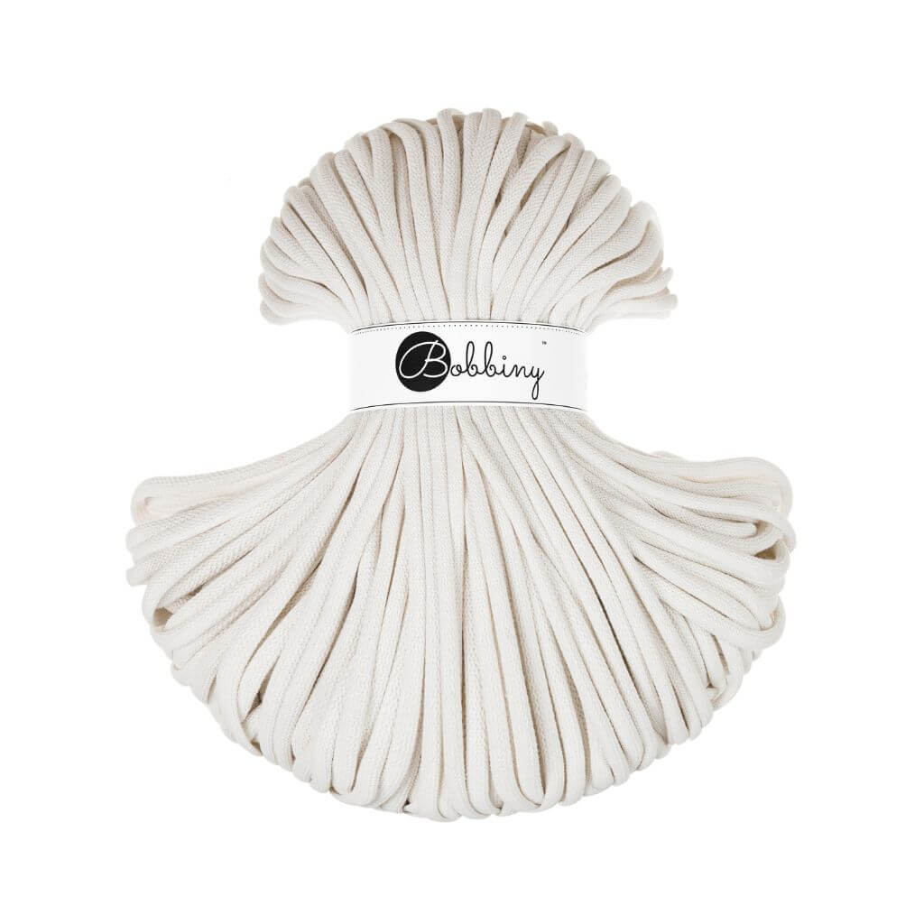 Bobbiny 9mm Jumbo Kordel Off White Lieblingsgarn
