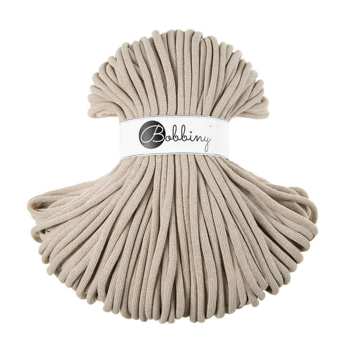 Bobbiny 9mm Jumbo Kordel Beige Lieblingsgarn