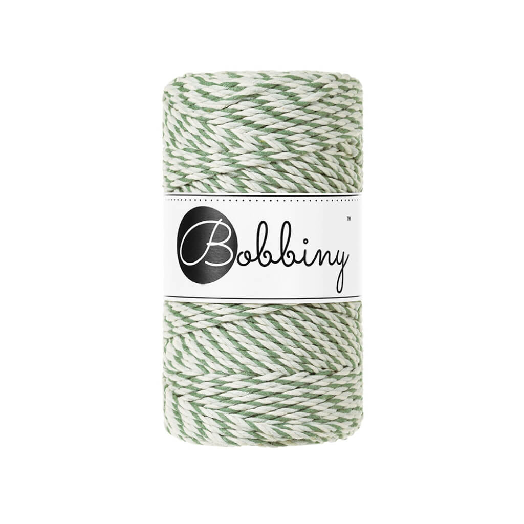 Bobbiny Makramee Garn 3mm gedreht Magic Green Lieblingsgarn