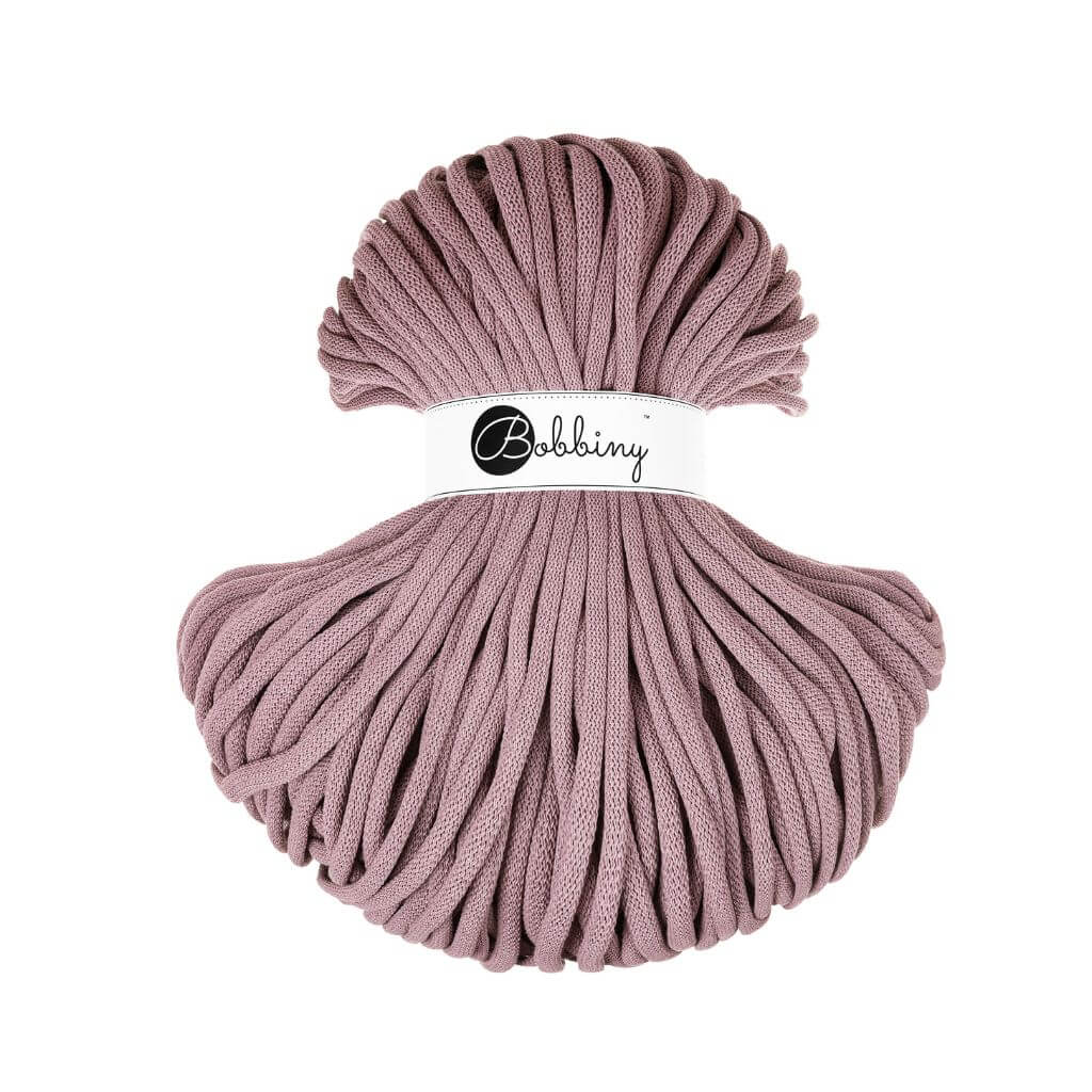 Bobbiny 9mm Jumbo Kordel Mauve Lieblingsgarn