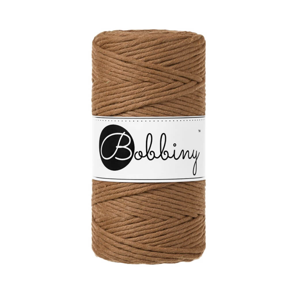Bobbiny Makramee Garn 3mm Caramel Lieblingsgarn