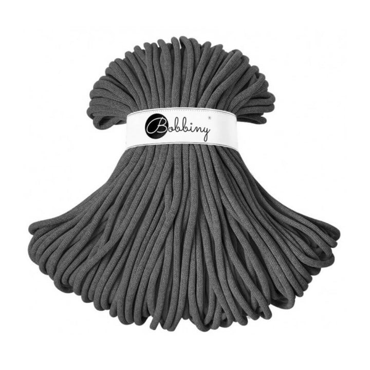 Bobbiny 9mm Jumbo Kordel Charcoal Lieblingsgarn