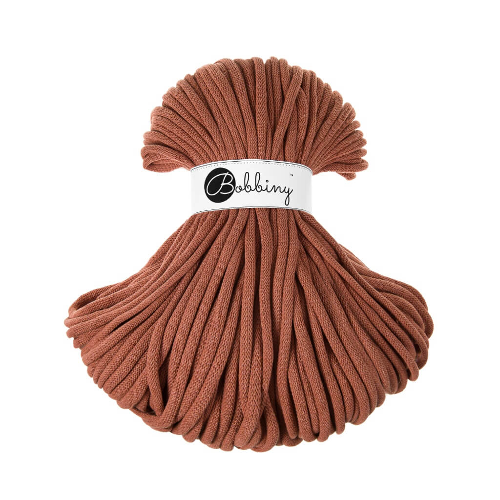 Bobbiny 9mm Jumbo Kordel Terracotta Lieblingsgarn