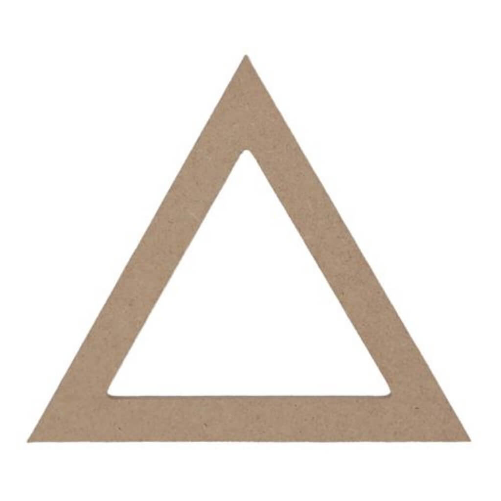 MDF Wandaufhänger Dreieck 20 cm Lieblingsgarn