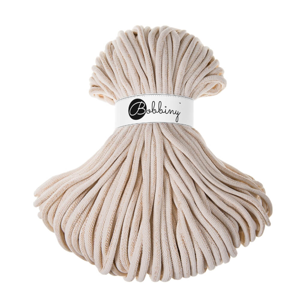 Bobbiny 9mm Jumbo Kordel Golden Natural Lieblingsgarn
