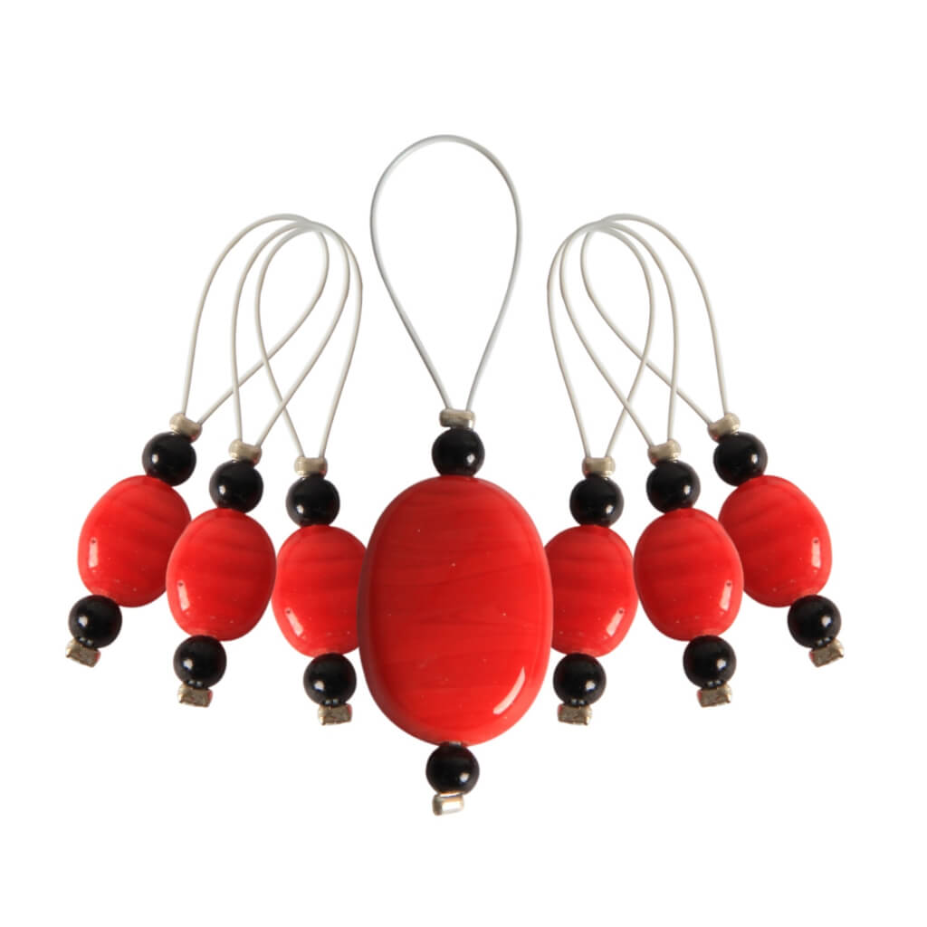 KnitPro Maschenmarker Zooni - 7 Stk. Tangerine Lieblingsgarn