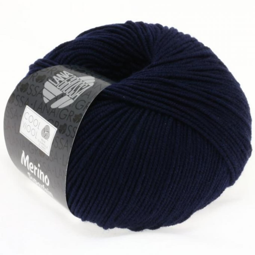 Lana Grossa Cool Wool 50g 0414 - Nachtblau Lieblingsgarn