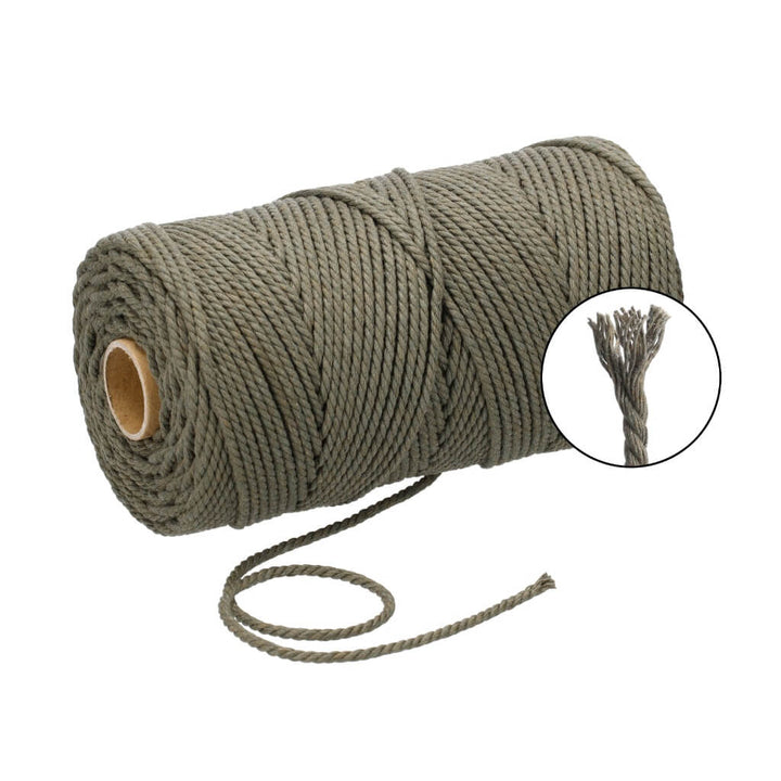 Filani Lieblingsgarn - Makramee Garn 3 mm x 120 m gedreht Forest Lieblingsgarn