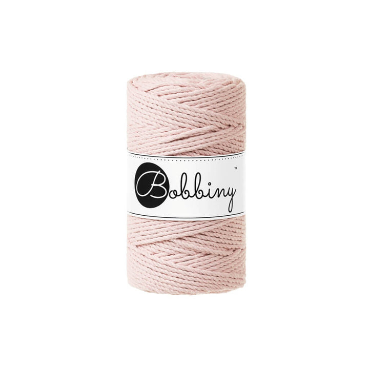 Bobbiny Makramee Garn 3mm gedreht Pastel Pink Lieblingsgarn