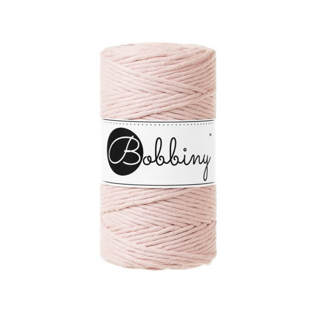 Bobbiny Makramee Garn 3mm Pastel Pink Lieblingsgarn