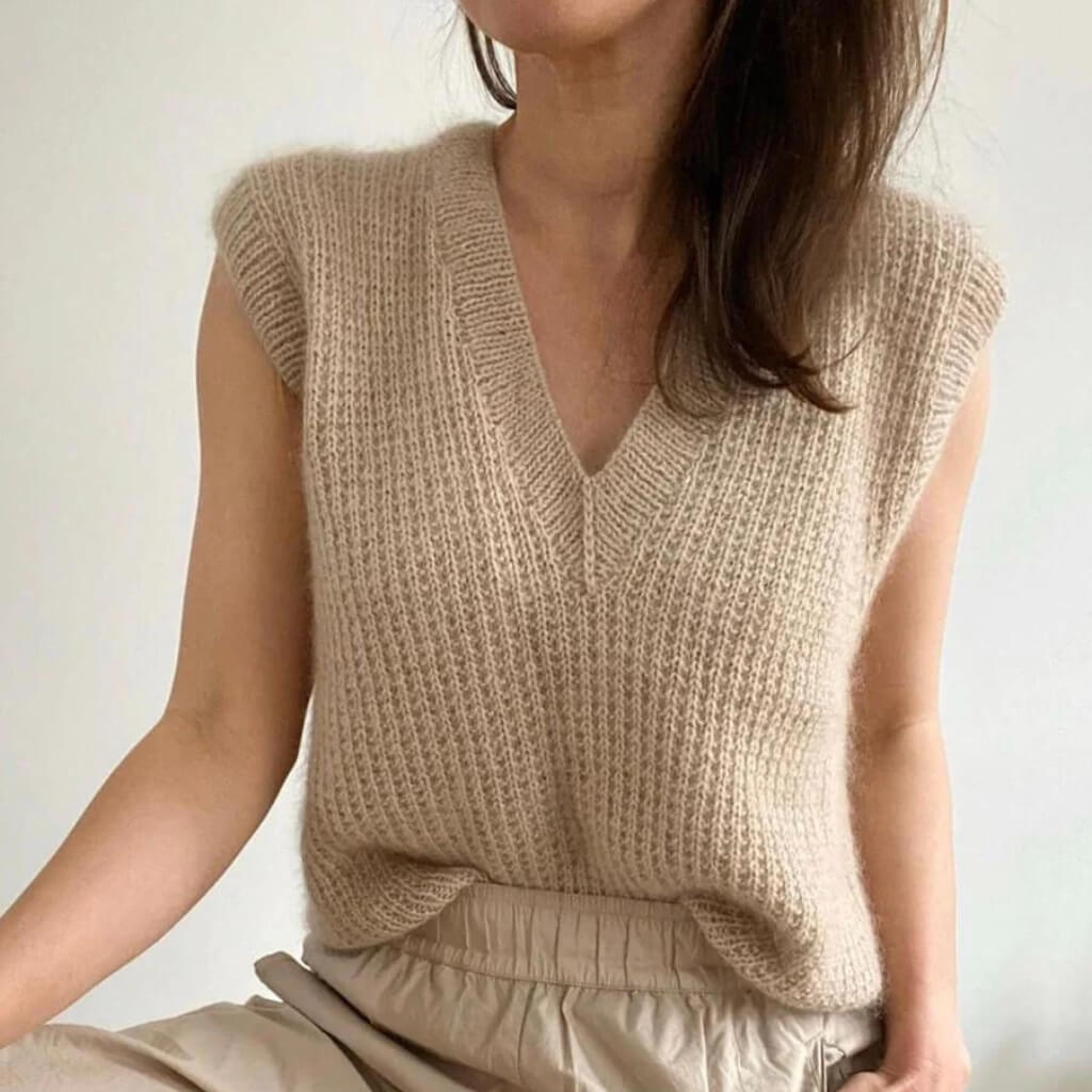 V Ausschnitt Stricken Herren Pullunder Stricken Strickanleitung