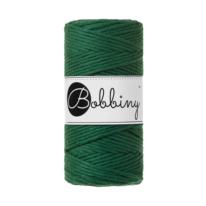 Bobbiny Makramee Garn 3mm Pine Green Lieblingsgarn