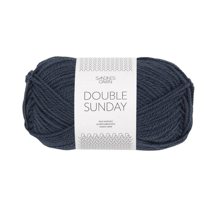 Sandnes Garn Double Sunday - 50g 6580 - Blå natt Lieblingsgarn