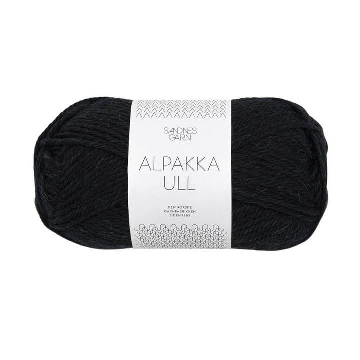 Sandnes Garn Alpakka Ull 50 g 1099 - Sort Lieblingsgarn
