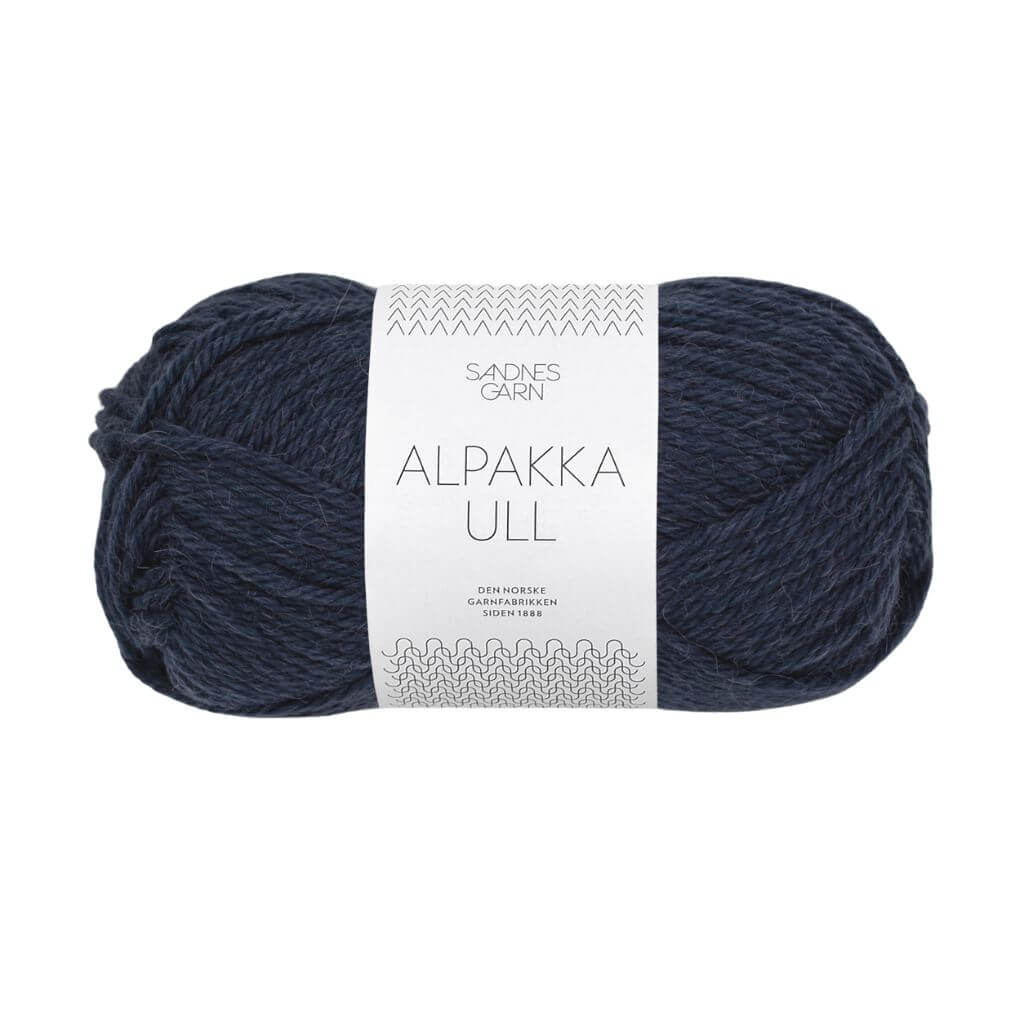 Sandnes Garn Alpakka Ull 50 g 6081 - Midnattsblå Lieblingsgarn
