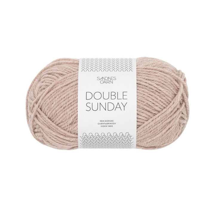 Sandnes Garn Double Sunday - 50g 2650 - Beigmelert Lieblingsgarn