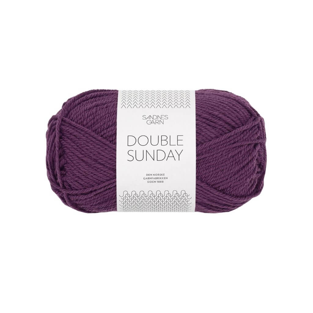 Sandnes Garn Double Sunday - 50g 4672 - Bjørnebærsaft Lieblingsgarn