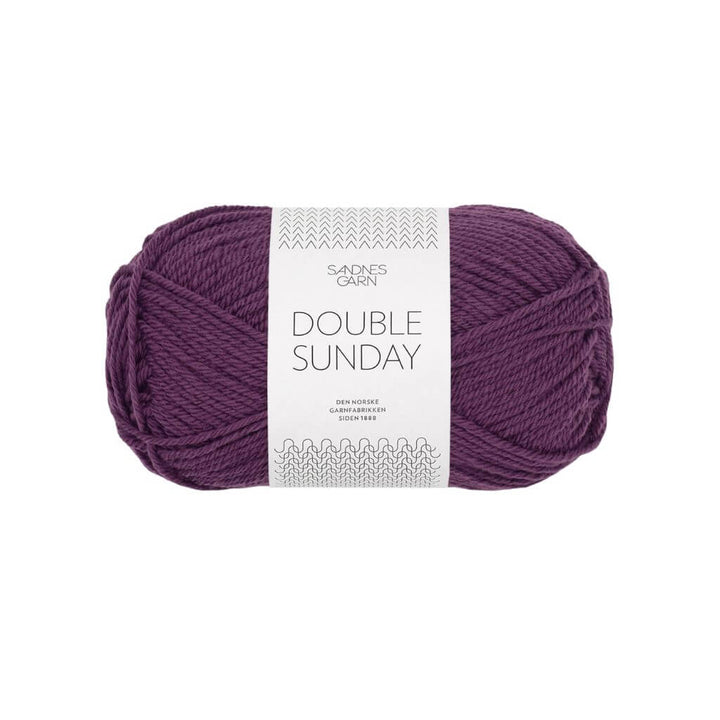 Sandnes Garn Double Sunday - 50g 4672 - Bjørnebærsaft Lieblingsgarn