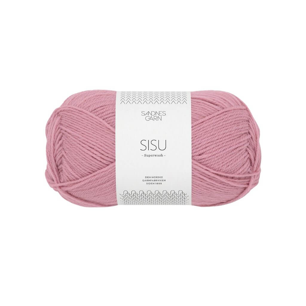 Sandnes Garn Sisu 50 g - Sockenwolle Superwash 4513 - Gammelrosa Lieblingsgarn